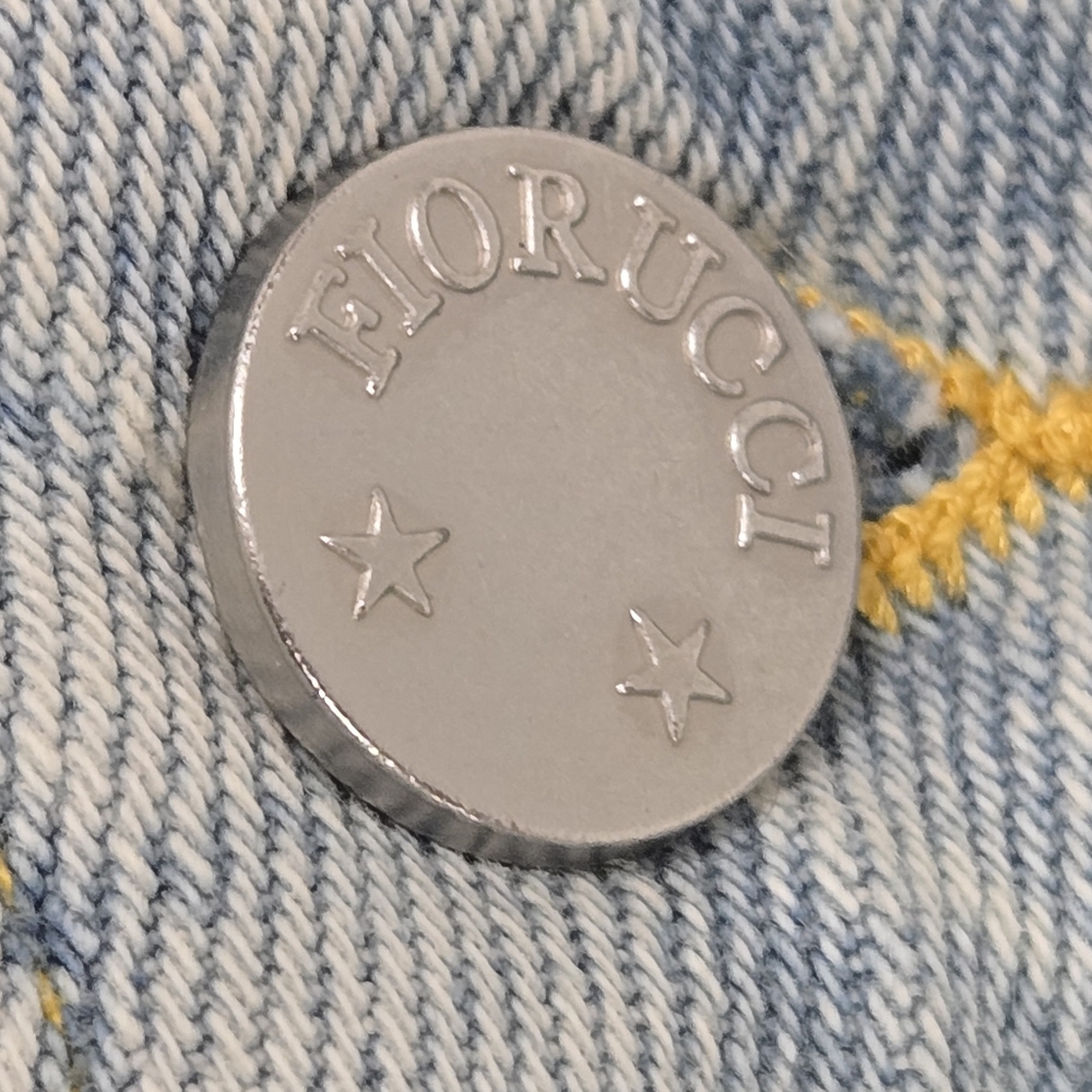 Authentic‎ FIORUCCI BROOKE FLARE Light Vintage Jeans SZ 24 - Picture 15 of 16